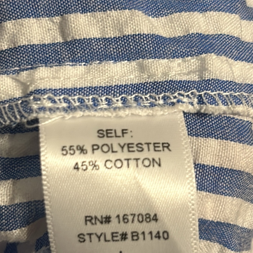 POMANDER PLACE

Blue and White Stripe Seersucker Tallie Top - Picture 7 of 12